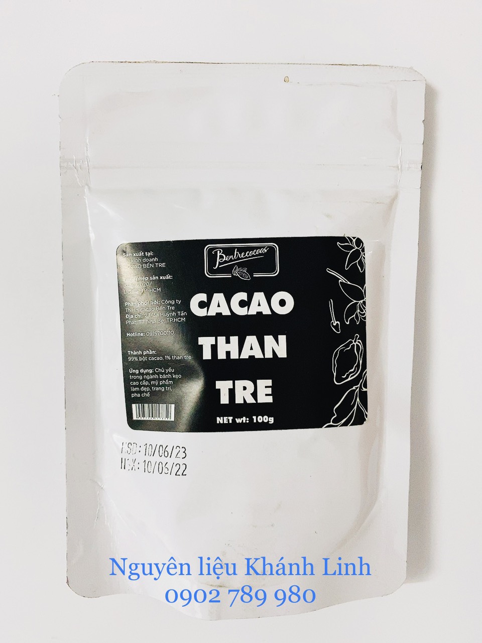  Bột Cacao Than Tre 100g